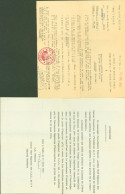 Guerre 40 Certificat D'appartenance FFI Forces Française De L'intérieur 1952 + Attestation Appartenance Armée Secrète - Guerre De 1939-45