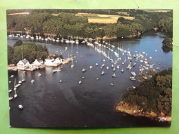 A Proximité De RIEC Sur Belon Et MOELAN SUR MER,  Finistère,  La Rivière Et Le Port Du Belon, 1987. TB - Moëlan-sur-Mer