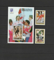 Dominica 1993 Olympic Games Lillehammer Set Of 2 + S/s MNH - Hiver 1994: Lillehammer