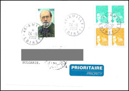 France 2002, Cover To Bulgaria - Storia Postale