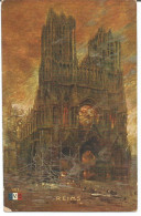 Cathedrale De Reims. Bombardement Première Guerre Mondiale - Catástrofes