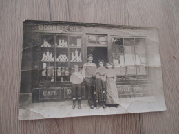 Carte Photo 50 Manche Octeville Bonneterie Café épicerie Mercerie ... En L'état - Octeville