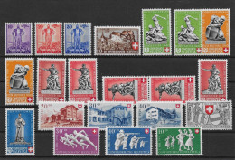 Lot Pro Patria ** Kat.120.- - Unused Stamps