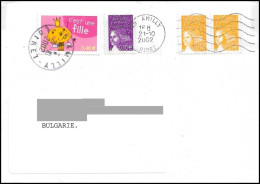 France 2002, Cover To Bulgaria - Storia Postale