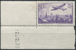 France P.A. N°10 - Coin Daté 12.12.1935 - Neuf* - (F730) - 1927-1959 Ungebraucht