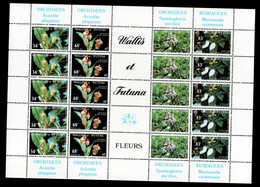 PROMOTION - Wallis Et Futuna - Feuillet Complet De 5 Series YV 286 à 289 N** Gomme Tropicale Mate , Cote 62 Euros - Unused Stamps