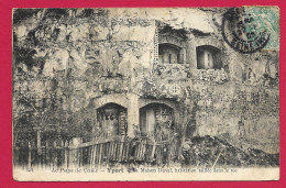 YPORT  "Maison DUVAL, Habitation Taillée Dans Le Roc "  1905 - Yport