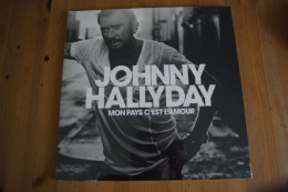 JOHNNY HALLYDAY MON PAYS C EST L AMOUR LP NEUF SCELLE 2018 VALEUR+ - Rock