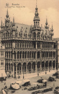 BELGIQUE - Bruxelles - La Grand'Place - Maison Du Roi - Animé - Carte Postale Ancienne - Marktpleinen, Pleinen