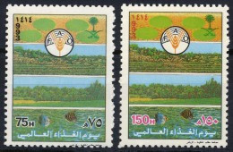 1993 SAUDI ARABIA World Food Day Complete Set 2 Values  MNH - Arabie Saoudite