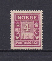 NORVEGE 1889 TAXE N°2 NEUF AVEC CHARNIERE - Unused Stamps