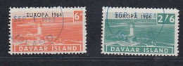 Europa 1964 Davaar Island BRITISH LOCALS 2v Used (59259) - 1964