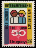 1977 Uruguay Inter American Children's Institute 50th Anniv #983 ** MNH - Uruguay