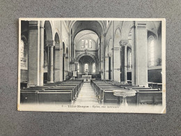 Villie Morgon Eglise, Vue Interieure Carte Postale Postcard - Villie Morgon