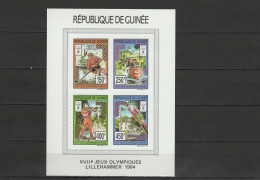 Guinea 1993 Olympic Games Lillehammer Sheetlet Imperf MNH - Winter 1994: Lillehammer