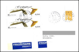 France 2003, Cover To Bulgaria - Brieven En Documenten