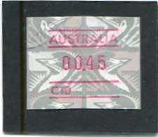 AUSTRALIA - 1992  45c  FRAMA  EMU  NO POSTCODE  C10  FINE USED - Automaatzegels [ATM]