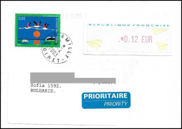 France 2003, Cover To Bulgaria - Briefe U. Dokumente