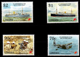 Liberia 1619-1622 Postfrisch Geschichte 2. Weltkrieg #GJ610 - Liberia