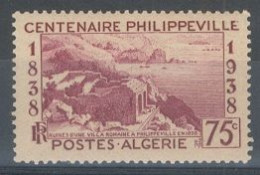 Année 1938-N°144 Neuf**MNH : Centenaire Philippeville (75c. Lilas) - Neufs