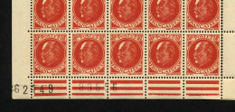 FRANCE - YT 506 - 2 FEUILLES DE REMPLACEMENT COMPLETES SE SUIVANT - Unused Stamps