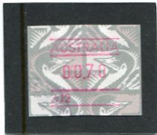 AUSTRALIA - 1992  70c  FRAMA  EMU  NO POSTCODE  A12  FINE USED - Vignette [ATM]