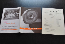 LE RESARM Catalogue Liste De Vente 1947 Permali SA Le Bois Manufacturé Tabouret Isolant électrique Tiges écroux  - Basteln