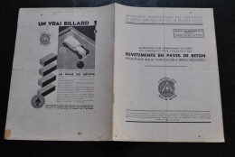 Revêtements En Pavés De Béton Pour Route Rue Et Voies D'accès à Trafic Industriel 1932 Ciment Portland Artificiel - Bricolage / Tecnica