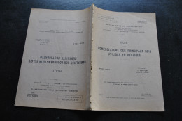 BOIS Nomenclature Des Principaux Bois Utilisés En Belgique 1950 HOUT Namenlijst Der Voornaamste In België Houtsoorten - Knutselen / Techniek