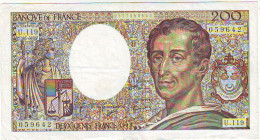 200 FRS MONTESQUIEU - 1992 - U.119 - 059642 -  SUP - 200 F 1981-1994 ''Montesquieu''