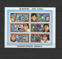 North Korea 1994 Olympic Games Lillehammer Sheetlet MNH - Winter 1994: Lillehammer