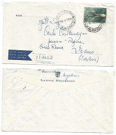 Somalia AFIS AirmailCV Mogadiscio 2sep1958 X Italy With AirPost S.1.20 Solo Franking - Somalia (1960-...)