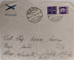 Viaggiata - 19/7/1938 - Da Modena X Addis Abeba - + 1 X C.50 Imperiale+ 1 X L. 1 Imperiale Posta Aerea - VGA0002 - Storia Postale (Posta Aerea)
