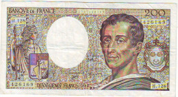 200 FRS MONTESQUIEU - 1992 - H.128 - 426169 -  SUP - 200 F 1981-1994 ''Montesquieu''