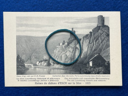 Luxembourg - Esch-sur-Sûre Ruines Du Château - Esch-Sauer - 1835 - J.B. Fresez - Collection Jean Berward - Esch-sur-Sure