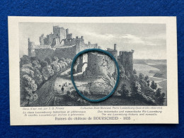 Luxembourg - Ruines Du Château De Bourscheid - Burscheid - 1835 - J.B. Fresez - Collection Jean Berward - Bourscheid