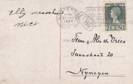 Ansicht Artis 27 Aug 1924 Amstgerdam (machine Kon Ned Postvaart) - Cartas & Documentos