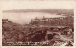 FRANCE - Marseille - Vue Générale Prise De Notre Dame De La Garde Vers Le Pont Transbordeur - Carte Postale Ancienne - Notre-Dame De La Garde, Lift