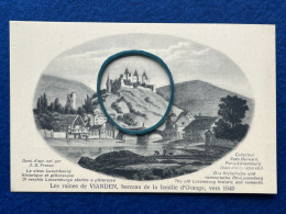 Luxembourg - Les Ruines De Vianden - Berceau De La Famille D'Orange - 1840 - J.B. Fresez - Collection Jean Berward - Vianden