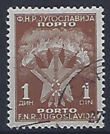 Jugoslavia 1951-52  Portomarken (o) Mi.100 - Segnatasse
