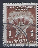 Jugoslavia 1951-52  Portomarken (o) Mi.100 - Impuestos