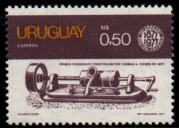 1977 Edison's Photograph Invention Of Phonograph #1001 ** MNH - Uruguay