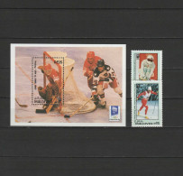 Maldives 1993 Olympic Games Lillehammer Set Of 2 + S/s MNH - Invierno 1994: Lillehammer