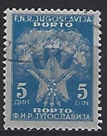 Jugoslavia 1951-52  Portomarken (o) Mi.102 - Impuestos