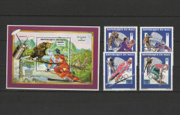 Mali 1994 Olympic Games Lillehammer, Space Set Of 4 + S/s MNH - Inverno1994: Lillehammer