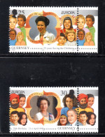 UK, GB, Great Britain, Guernsey, MNH, 1996, Michel 691 - 692, Europa - Guernsey