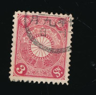 Japan  Japon 1906 Chrysanthemum  3Sen USED Oblitéré - Gebraucht