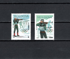 Moldova 1994 Olympic Games Lillehammer Set Of 2 MNH - Winter 1994: Lillehammer