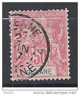 GUYANE TYPE GROUPE  N° 40 OBL TTB - Used Stamps