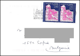 France 2006, Cover To Bulgaria - Cartas & Documentos